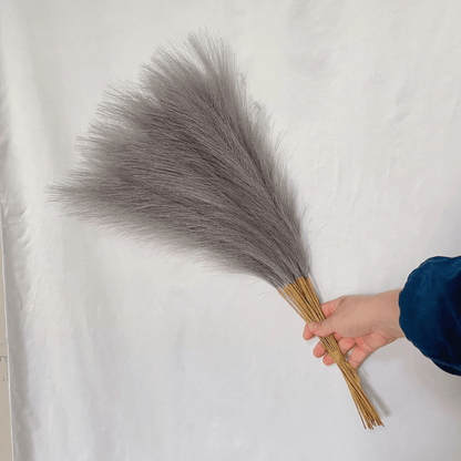 Short Faux Pampas Grass (10 Pcs)