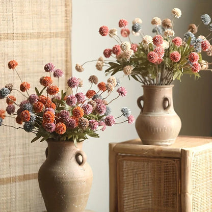 Faux Ahava Flower - (3 stems/15 Heads)