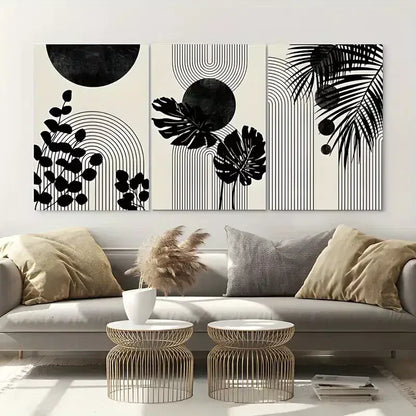 Boho Tropical - Canvas Wall Print (Set of 3)