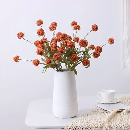 Faux Ahava Flower - (3 stems/15 Heads)
